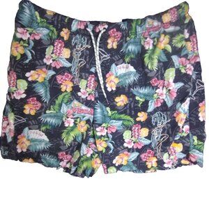 Tommy Bahama Relax Men XL Swimming Trunks Hawaii Shorts‎ Mesh Liner Floral Vegas